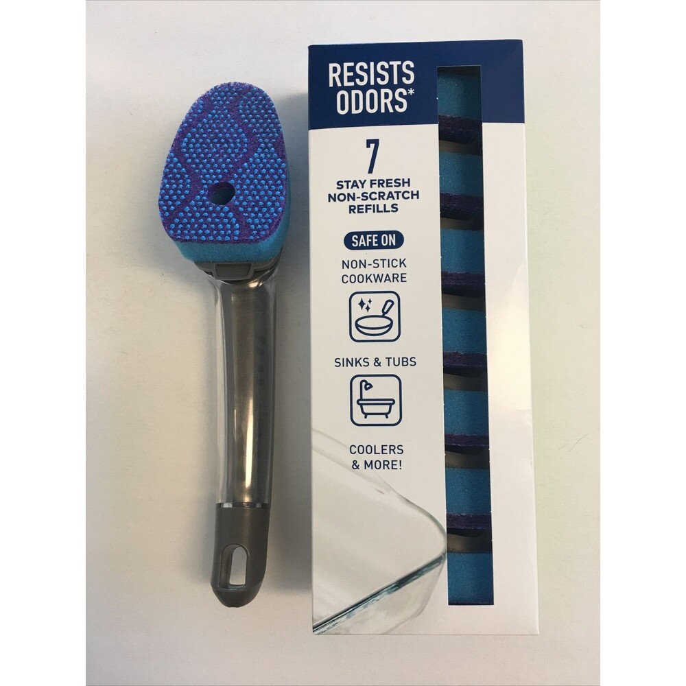 Scotch-Brite Stay Fresh Soap Control Non-Scratch Dishwand w/ 7 Refill Heads